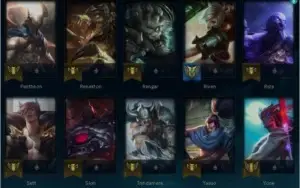 CONTA UNRANKED - MAIN TOP - M7 RIVEN | 20 CHAMPS | 3 SKINS