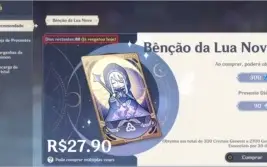 GENSHIN IMPACT AR43 VENTI-KEQING-ZHONGLI-LANÇA DE LADE