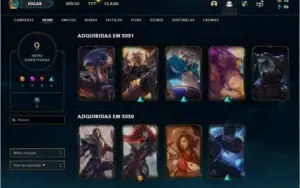Conta Ouro 4 com 9 skins e 48 champs ( SEM EMAIL CONFIRMADO)