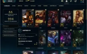 Conta Ouro 4 com 9 skins e 48 champs ( SEM EMAIL CONFIRMADO)