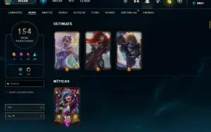 Conta LOL 150+ Skins