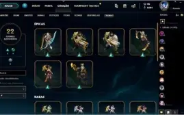 Platina 3 com mmr D5, Lvl 171, 138 Champs, 117 Skins - Leia!