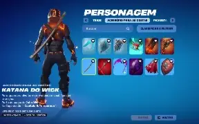 Conta de fortnite - 182 skins, passe midas e muitos itens!