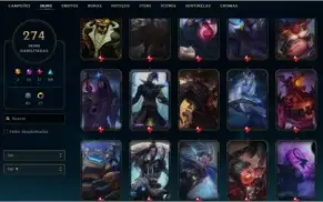 Conta LOL Ex Chall/GM Com PAX TF