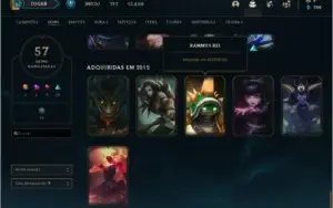 CONTA SUPER RARA COM RAMMUS REI E ELISE VITORIOSA