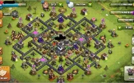 Conta clash of clans cv9 full com 9300 gemas
