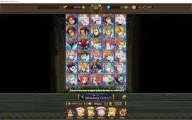 Conta 7DS Grand Cross com Personagens de collab