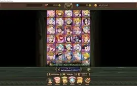 Conta 7DS Grand Cross com Personagens de collab