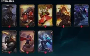 CONTA LEAGUE OF LEGENDS / Platina 3 / 148 Campeões