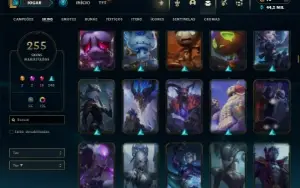 Esmeralda 2 com TODOS os champs e 252 Skins + 1900 RP