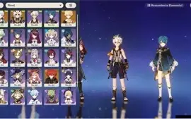 Genshin Impact AR 51 - Itto + Chifres + Ayaka + Atlas