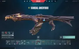 Valorant, Platina 2, 66 Skins, pacote do caos e saqueador