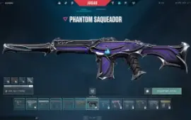 Valorant, Platina 2, 66 Skins, pacote do caos e saqueador