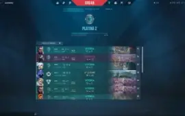 Valorant, Platina 2, 66 Skins, pacote do caos e saqueador
