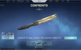 CONTA VALORANT COM LEQUE, KARAMBIT, ANCIFOGO E RUINA!