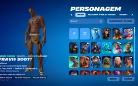 Travis Scott & Midas + Som + 225 Skins, 300 Gestos, 175 Pica