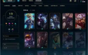 Conta league of legends lvl 92 PLATINA 4. VER DETALHES