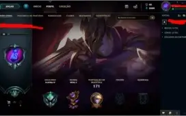 Conta league of legends lvl 92 PLATINA 4. VER DETALHES