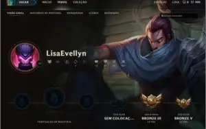 Conta de LOL 40 campeões / 8 skins / Bronze com Ryze Zumbi