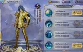 SAINT SEIYA A11 LV.60 - 830 GEMAS INVOCAÇÃO