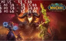 Upo sua conta no WoW Classic 1 - 60 - POWER LEVEL