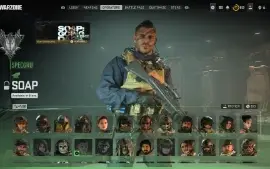 Conta Call of duty Warzone com muitas skins mais 10k cp