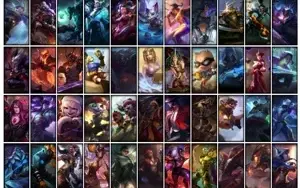 Conta prata 4 com TODOS os champs e 195 Skins + 1 Prestigio