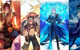 AR43 – Itto com BIS+Chiori+Xiao com BIS+Neuvillette+Jean