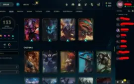 conta com 130 skins