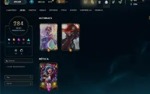 Unranked com TODOS os Champs e 284 Skins