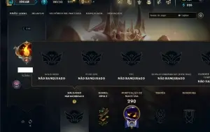 Unranked com TODOS os Champs e 284 Skins