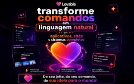 Créditos Lovable Infinitos, sem limite pra sua criação