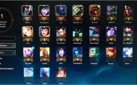 Conta de League of Legends no elo Gold V