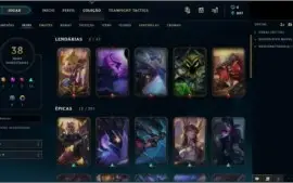Vendo conta de League of Legends