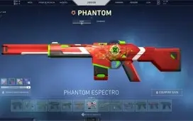 CONTA VALORANT 2300 EM SKINS + 5 PASSES COMPRADOS
