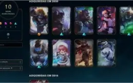 Conta Mestre LoL