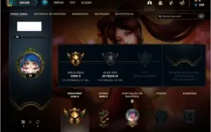 Conta ouro 2 com 21 champs e 1 skin