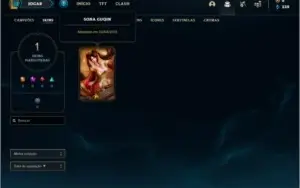 Conta ouro 2 com 21 champs e 1 skin