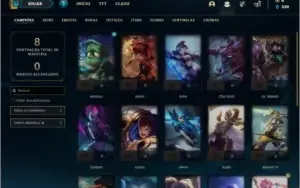 Conta ouro 2 com 21 champs e 1 skin