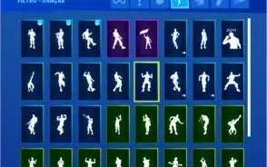 Conta Fortnite com 28 skins, muitas danças +Season X
