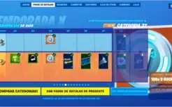Conta Fortnite com 28 skins, muitas danças +Season X