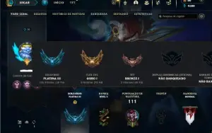 Platina 3 com 55 Champs e 18 Skins + 1 Fragmento