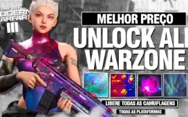 Unlock All | Warzone Blackops 6 | Skins | Loadouts E Mt Mais