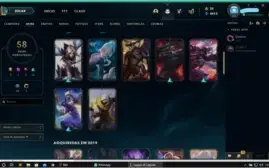 Conta platina 1 70 champ 58 skins