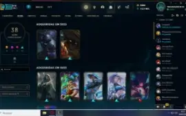 Conta LOL + VALORANT ( As 2 com skins)