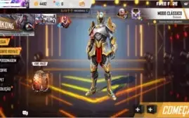 CONTA DE FREE FIRE PLATINA 4 ( SKINS PERMA)