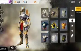 CONTA DE FREE FIRE PLATINA 4 ( SKINS PERMA)