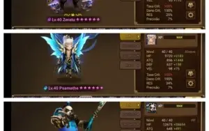 Conta Zeratu com 35 nat 5* e mais de 100 mobs 6*