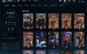 PROMOÇÃO! CONTA LOL MESTRE COM TODAS SKINS COMPRAVEIS + PAX