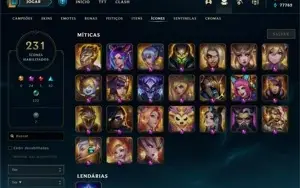 PROMOÇÃO! CONTA LOL MESTRE COM TODAS SKINS COMPRAVEIS + PAX